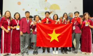 6 học sinh Việt giành huy chương Olympic Khoa học trẻ quốc tế