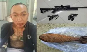 Nhóm chơi ma túy nổ súng chống trả công an
