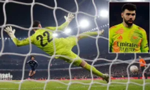 Thủ môn Arsenal bị chế giễu sau loạt luân lưu thua Man Utd Thủ môn Arsenal bị chế giễu sau loạt luân lưu thua Man Utd